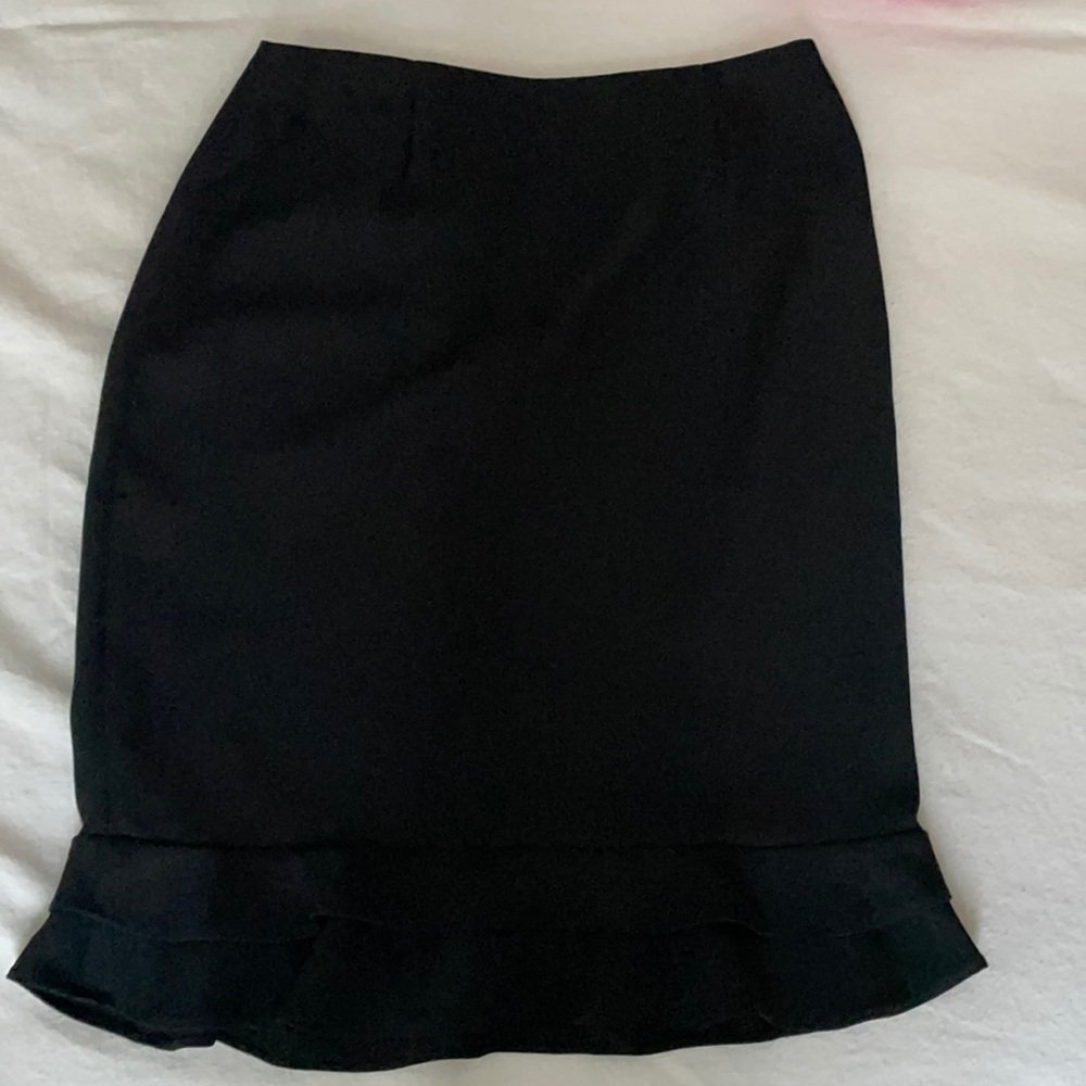 Women’s Black Skirt Flared on the Bottom, Size 8